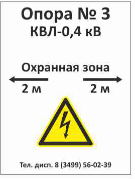 ГАСЗНАК — производитель знаков по стандарту «Россети» №793р